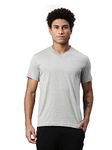 Levi's Men's Plain Regular Fit T-Shirt (PR683513_Light Grey Melange S)