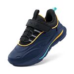 DREAM PAIRS Unisex Kids Trainers Boys Girls Waterproof Walking Running Shoes Athletic Sneakers Sports Shoes for Little/Big Kids,Size 3 Big Kid,Dark Blue/Black,SDRS2335K