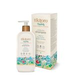 Tikitoro Teens Conditioning Shampoo 100% Vegan with Hibiscus, Rice Protein, Greater Burdock Extract, Cleanses, Strengthens & Softens Hairs, (Age: 11+) (300ml x 1)