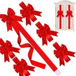 8 Pieces Christmas Cabinet Ribbons 