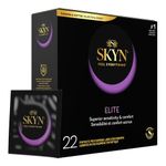 SKYN Elite Condoms - 22 Count - Ultra-Thin, Lubricated Latex-Free Condoms