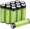 Amazon Basics 12-Pack Rechargeable AA NiMH Performance Batteries, 2000 mAh, 1.2V, Recharge up to 1000x Times, Pre-Charged
