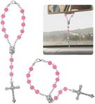 2PCS Car Rearview Mirror Charms, In