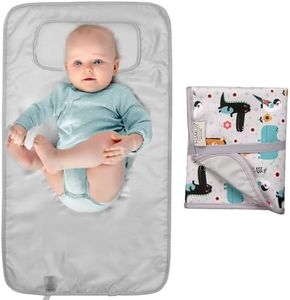 HAMUR HOME Portable Baby Changing Pad – Waterproof, Foldable & Lightweight Travel Mat – Soft & Machine Washable Diaper Changer – Compact & Durable (Animal)