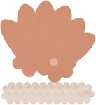 Tbwisher Boob Tape for Breast Lift Boobytape - 3 Pairs Sticky Body Tape for Push-up Shape for Breast Support Lift 5 pairs Nipple Protector covers (Beige, F-G-H)
