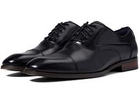 STACY ADAMS Men's Kallum Cap Toe Oxford, Black, 14 Wide