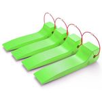 E-SDS Tire Skates 4 Pack, Heavy-Duty Safe Car Skate for Tow Truck, Single Towing Skate Has A 4,000 lb Working Load Limit (Green)