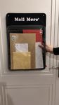 MAIL MORE® Letter Box Catcher, Post Catcher for UPVC, Glass, Wood, and Metal Doors, Indoor Letter Box Cages, Mail Parcel Catcher for Front Door, Gift Full/Half Transparent (FULL TRANSPARENT)