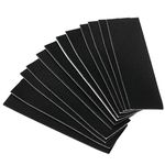 12Pcs 110mm x 35mm Black Wooden Fingerboard Skateboard Foam Grip Tape Stickers Non Slip Comfortable Grip Tapes