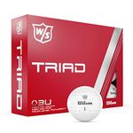 Wilson Staff Triad Golf Ball - 12 Balls, White