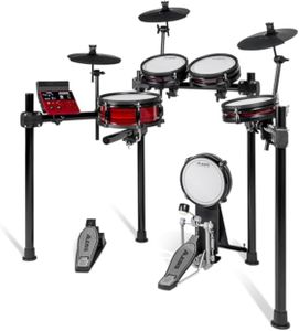 Alesis Nitro Pro Electronic Drum Kit – Mesh Pads, 8-Piece Set