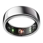 Oura Gen3 Horizon Smart Ring - Size 10, Silver | Sleep, Heart Rate and Fitness Tracking Wearable - Up to 7 Day Battery Life - iOS/Android Compatible - Size First with Oura Sizing Kit