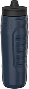 Under Armour Squeeze Water Bottles, 32 oz Water Bottles, Sideline Sports Water Bottle with Quick-Shot Lid, Quick & Easy Hydration, Gym Water Bottles, Squeeze Bottle, 1 32oz Bottle