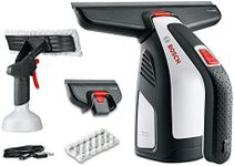 Bosch Home & Garden GlassVAC Cordless Window Vac Solo Plus Set (Window Vac + 2 x Attachment Heads and Spray Applicator with Microfibre Cloth)