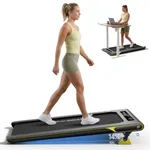 YPOO Walking Pad with Incline, 3-in-1 Ultra Slim Walking Pad Treadmill for Home and Office, 350 Lbs Portable Treadmill, Under Desk Compact Treadmills with LED Display & APP