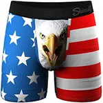 Shinesty Hammock Support Boxer Briefs with Pouch | Underwear for Men Flyless | US XL American Eagle