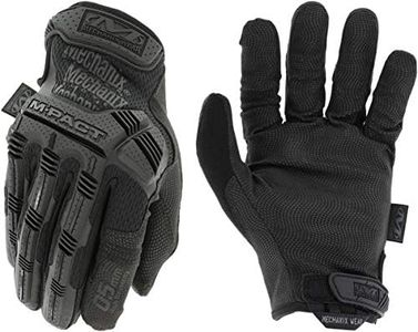 Mechanix Wear: M-Pact 0.5mm High-Dexterity Covert Tactical Work Gloves - Touch Capable, Impact Protection, Absorbs Vibration (Small, All Black)