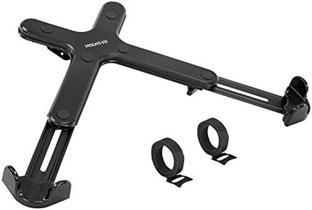 Mount-It! VESA Laptop Tray [11"-17" Computers] Clamp On Notebook Holder Arm for VESA Compatible Mounts, with Safety Strap and Safety Ledge Stopper (Black)