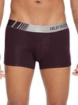 Fruit of the Loom Men's Cotton Trunks (Pack of 1) (MLT10-A1S5-WINTT-S_WINE TASTING_S)