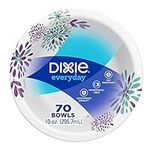 Dixie Exeryday Heavy Duty Paper Bowls, 70 Count, 10 Ounce (Pack of 1)