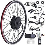 Electric Bike Conversion Kit 36V 500W 24" Ebike Wheel Kit Dual Mode Controller Front Wheel E-Bike Conversion Kit Cycling Hub Conversion Kit