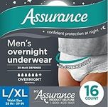 Men's Incontinence Underwear, Large