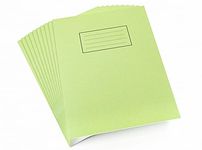 Silvine Exercise Book Ruled 229x178mm Green (Pack of 10)