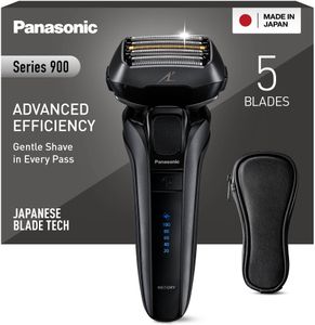 Panasonic 5-Blade Electric Shaver for Men, Black