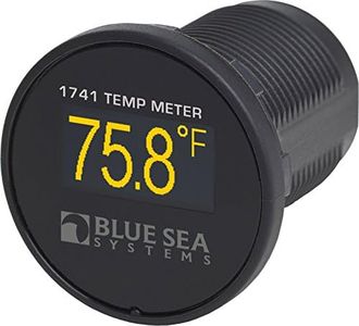 Blue Sea Systems 1741 Mini OLED Temperature Monitor, Temperature, Yellow