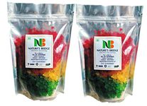 Nature's Bridge Multicolour Tutti Frutti, Cherry, Fresh Cherry Candies for Cakes, Cookies, Icecream Decoration - 800 Gm (400gm x 2 Pack)