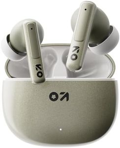 GOBOULT W60 True Wireless in Ear Earbuds 60H Playtime, ZEN Quad Mic ENC, 50ms Xtreme Low Latency, Made in India, Type-C Fast Charging, 13mm Driver, IPX5 Combat Gaming mode,TWS Ear Buds Wireless(Green)