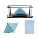 3D Hologram Projector Pyramid, 3.5-6inch Smartphone Pyramid Hologram Projector Display, for Corporate Product Display, Personal Entertainment(Cylinder)