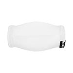 SLEEFS Football Chin Strap Cover - One Size Fits All Cushion - Shield Compatible With Virtually All Helmets - Adult and Youth, White, One Size