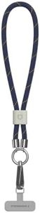 RhinoShield Braided Crossbody Phone Lanyard | Additional Loop to Hang Airpods, Recycled Materials (Landyard Card Included), Midnight Blue, ALL00000Y1