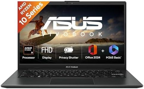 ASUS Vivobook Go 14 (2026),AMD Ryzen 3 30 Processor,AMD Radeon iGPU,8GB RAM,512GB SSD,FHD,14" (35.5 cm),Windows 11,M365 Basic(1Y)* Office 2024,Mixed Black,1.38 Kg,E1404FA-EB1414WS,Thin & Light Laptop