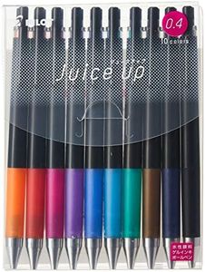 Pilot Knock Gel Ink Extra Fine Ballpoint Pen, Juice Up 04, 10 Color Assorted (LJP200S4-10C)