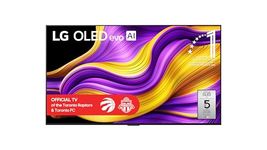 LG 55-Inch G5 OLED evo 4K Smart TV - α11 AI Processor 4K Gen 2, Alexa Built-in, Up to 165Hz Refresh Rate, HDMI 2.1, G-Sync, FreeSync, Dolby Vision, Wall Mount Included (OLED55G5WUA, 2025)