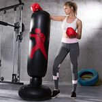 WOTOW Punching Bag with Boxing Glov