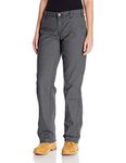 Carhartt Women's Rugged Flex Loose Fit Canvas Work Pant, Coal, 2
