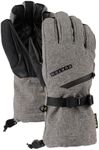 Burton Women's Gore-TEX Gloves, Gray Heather, M