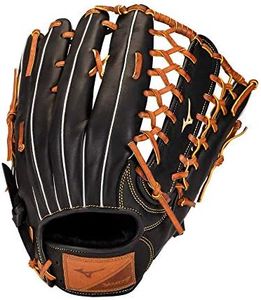 Mizuno GSN1250 Select 9 Outfield Baseball Glove 12.5", Right Hand Throw, Black-Brown