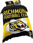 Richmond Tigers AFL Footy Single Quilt Doona Duvet Cover Pillow Case Set