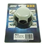 Maypole 12S Type 7 Pin Plastic Socket, Black/Grey