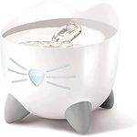 Catit PIXI Cat Water Fountain, Stainless Steel, White, 2.5L