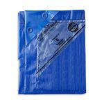 Tandhan Ecoraksha Gold Premium Multilayer Eco-Friendly Tarpaulin Sheet Waterproof Tirpal Heavy Duty 18 X 15 Ft Poly Tadpatri - Multipurpose 150 GSM Plastic Cover Tharpai, Thadika, Tarp (Blue)