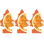 Little Trees Air Freshener Tree LTZ084 Orange Juice Fragrance For Car Home Boat Caravan - Triple Pack