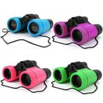 Scotamalone Kids Binoculars Shock Proof Toy Binoculars Set for Age 3-12 Years Old Boys Girls Bird Watching Educational Learning Hunting Hiking Birthday Presents, Z7G409
