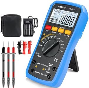 SNAKOL 2In1 Handhold Insulation Resistance Meter ＆Digital Multimeter，20GΩ 1000V Megohmmeter，Voltmeter, Hz，Ohm Meter，100mF Capacitance Gauge，Diodes，Auto-ranging，TRMS，Multi-Function Electrical Tool
