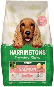 Harringtons Complete Dry Adult Dog Food Salmon & Potato 12kg - Made with All Natural Ingredients (Packaging may vary)