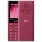HMD 130 Music | Built-in Powerful Loud Speaker & Dedicated Music Buttons | Music Player and Wireless FM Radio | 2500 mAh Battery & Type C Fast Charger | Built-in UPI App | Red